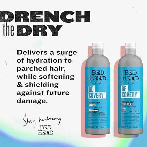 TIGI Bed Head Recovery Shampoo and Conditioner Set for Dry, Damaged Hair, 25.36 fl oz, 2 Count