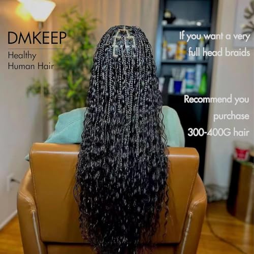 DMKEEP Top Grade Loose Wave Human Braiding Hair 2 Bundles 100g Human Hair Braiding Hair No Weft Bulk Human Hair for Braiding Hair Extensions Natural Color 20 Inch