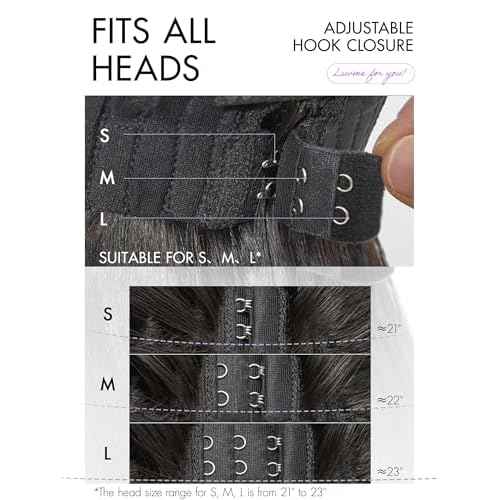 LUVME HAIR All-Day Comfort Real Glueless 7x6 HD Lace Wig 200% Density PartingMax Lace Wigs Loose Body Wave Lace Front Wigs Human Hair Pre Cut Plucked Lace Frontal 18 Inches Natural Black Color