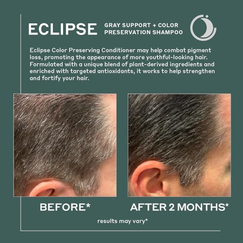 Zenagen Eclipse Color Preservation + Gray Support Conditioner | Enhances Hair Color Vibrancy, Reduces Gray Appearance, Nourishes & Strengthens Aging Hair, Plant-Based, Color-Safe, 16 oz