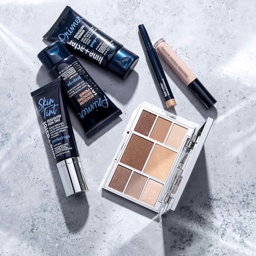 Lune+Aster RealGlow Face & Eye Palette | Illuminating All-Over-Glow Palette With Bronzer, Highlighter And 6 Nude Eyeshadows.