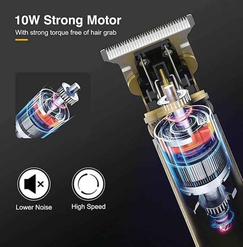 Hair Clipper for Men Professional Beard Trimmer Rechargeable Barber Cordless Zero Gapped Hair Clippers with LCD Display Electric Shaver Gifts for Men
