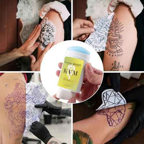 KVM Tattoo Skull Ink cup Kit 46 Pcs Tattoo Kit 20 Skull Ink Cups 10Pcs Transfer Paper 5pcs Tattoo Skin