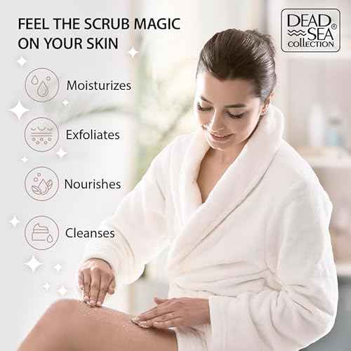 Dead Sea Collection Himalayan Salt Scrub ? Exfoliating Body Scrub for Women ? Moisturizing and Nourishing Skin ? with Pure Oils and Dead Sea Minerals (23.28 Oz)