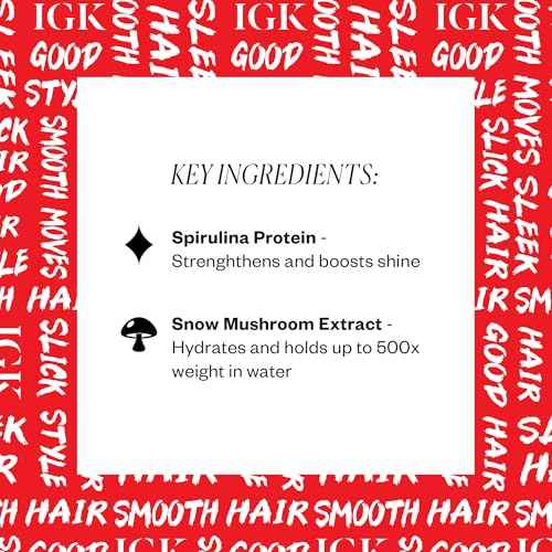 IGK Good Behavior Frizz & Flyaway Hair Taming Wand ? Lightweight Gel Control Stick for Smooth, Sleek Hair, Anti-Frizz Styling, 0.24 oz