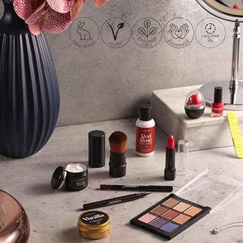 Christmas Gifts from Daughter, Birthday Gifts for Her, Beauty Treasures 12 Day Makeup Gift Set - Birthday Gift Box With Women's Skincare and Makeup Surprises - Gifts for Women with Unique Surprises