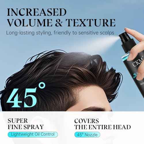 CKM Sea Salt Spray for Men,UV Protection,Texturizing & Volumizing,Natural Finish Sea Salt Spray for Hair,2-in-1 Styling & Hair Care,Creates Beach Waves With a Matte Finish for Beach & Daily Use