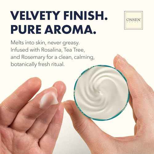 Onsen Hand & Cuticle Rescue Cream | Organic Nail Strengthener & Balm | Dry, Cracked Hands, Elbows & Feet | Shea Butter, Tsubaki & Jojoba Oil | Nail Repair & Growth, Vegan - 1 Pack (0.88 oz)