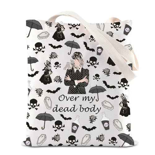FOTAP TV Show Inspired Makeup Bag TV Show Movie Merch Cosmetic Bag AD Fans Gift Over my dead body Makeup Bag (dead body tote)