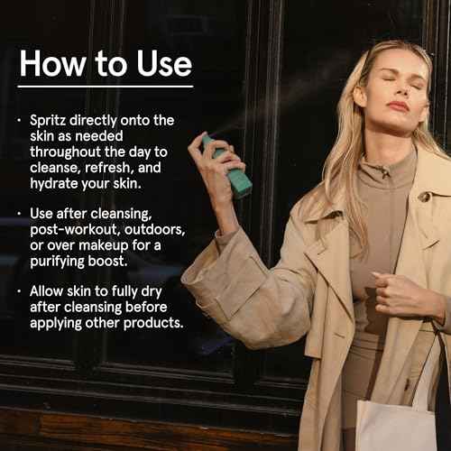 Barefaced Clean Slate Spritz 4 Fl Oz - Hypochlorous Acid Mist for Face & Body, Cleanses Skin on the Go, Setting Spray For Makeup, Boosts Hydration, Reduces Redness, and Soothes Sensitive Skin