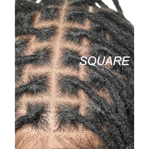 Full Lace Wig Cap Real Swiss HD Lace Braided Wig Base for Women and Men - Black