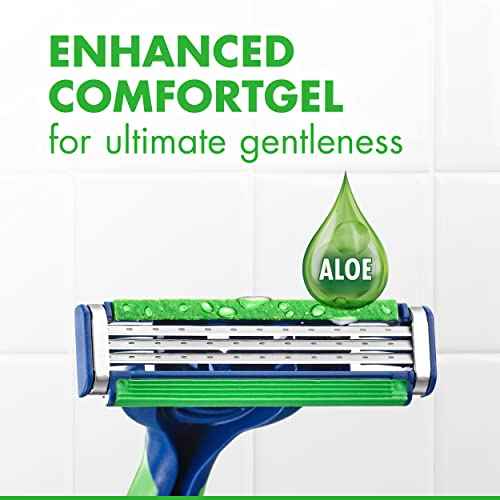 Gillette Sensor3 Sensitive Men's Disposable Razor, 12 Razors