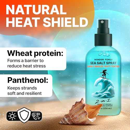 Sea Salt Spray ? Wave Activator & Texture Spray for Hair Volume ? Texturizing Hair Mist & Curl Refresher for Men & Women ? Travel Size Hairspray Extra Hold Volumizer & Strong Holding for Styling