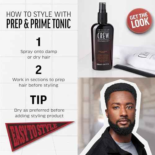 AMERICAN CREW Prep & Prime Tonic, 8.4 Fl Oz