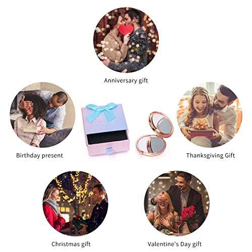Gifts for Wife from Husband- I Love You Wife Gifts Compact Mirror- Romantic Gifts for Wife Anniversary - Wife Birthday Gifts from Husband for Mothers Day, Wedding, Valentines or Christmas