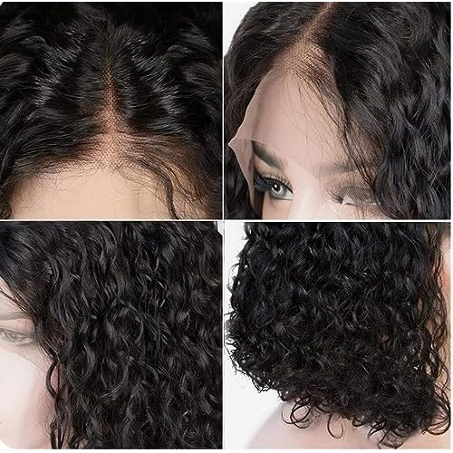 LICHANG Wear And Go Body Wave Bob Wig Human Hair 13x4 HD Lace Front Wigs Glueless Pre Plucked with Baby Hair 180% Density Short Bob Wigs for Black Women (14 Inch, Natural Color)
