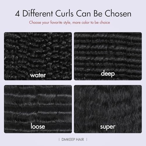 DMKEEP Top Grade Loose Wave Human Braiding Hair 2 Bundles 100g Human Hair Braiding Hair No Weft Bulk Human Hair for Braiding Hair Extensions Natural Color 20 Inch