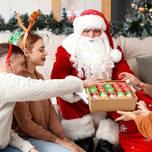 Loopeer 12 Pcs Christmas Hand Cream Gifts Bulk Christmas Mini Hand Lotion Xmas Stocking Stuffers Gifts Travel Size Mini Creams Moisturizer Cream Xmas Party Favors for Dry Skin Women Men Mom Employee