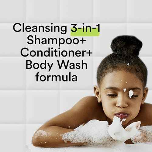 Suave Kids 3-in-1 Tear Free, Body Wash, Shampoo and Conditioners, Dermartologist Tested, Watermelon Wonder, 18 Oz Pack of 6
