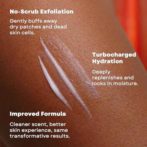 AmLactin Daily Nourish - Therapeutic Body Lotion for Dry Skin - No-Scrub Exfoliator and Moisturizer with 12% Lactic Acid AHA, 14.1 oz (Packaging May Vary)