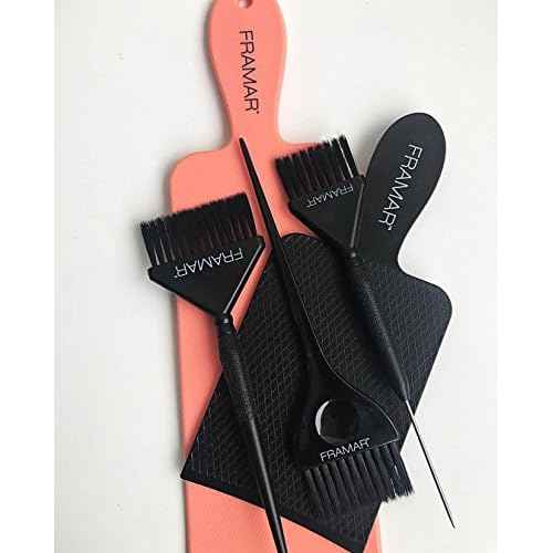 FRAMAR Balayage Board and Paddle Set - Long and Short Foil Board For Highlights, Highlighting Board, Balayage Hair Dye Kit, Hair Salon Supplies, For Enhanced Precision - 2 Pack