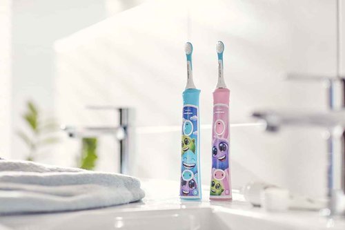 Philips Sonicare for Kids 3+ Bluetooth Connected Rechargeable Electric Power Toothbrushes, Interactive for Better Brushing