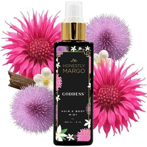 Honestly Margo Goddess Hair & Body Mist (6 Oz) ? Alluring Perfume for Women for Hair and Skin with Bergamot, Jasmine, Musk, Amber and Oud Scent ? Luxury Hair Perfume for Women & Body Spray