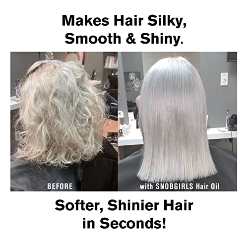 Frizz Control Hair Oil Capsules ? SNOBGIRLS CURALIGN ? Vegan Leave-In Serum for Frizz-Prone, Coarse or Curly Hair ? With Argan Oil, Babassu & Ceramides ? Humidity Defense & Shine ? 45 Ct