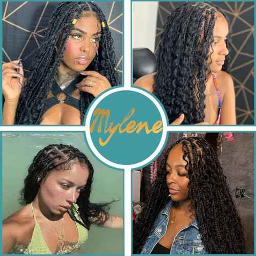 Curly Wave Bulk Human Hair For Braiding No Weft Unprocessed Brazilian Virgin Human Hair Extensions Wet And Wavy Micro Braiding Hair Human Hair Bundles For Boho Braids Natural Color(22inch 2pack/100g)