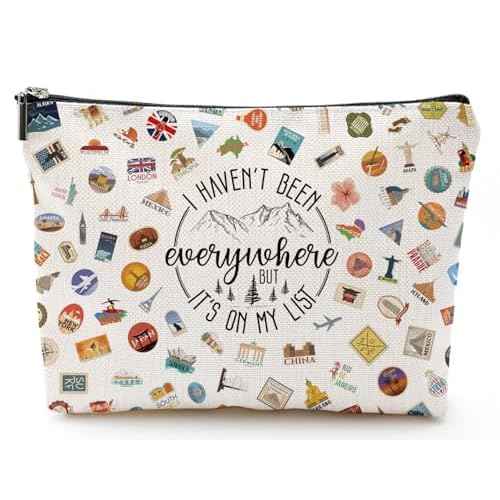 Travel Bag Traveler Gift Travel Cosmetic Bag Travel Accessories Toiletry Bag For Women World Travel Gift