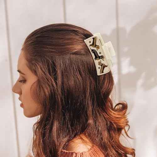Dachshund Gifts for Women 3PCS Dachshund Hair Claw Clips Leather Weiner Dog Hair Clip Non Slip Cute Animal Claw Clip Hair Accessories for Christmas Thanksgiving Birthday