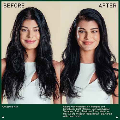 Aveda Nutriplenish Styling Treatment Foam | Soft Hold Styling Foam for Medium to Thick Hair | Hydrates and Nourishes | 94% Naturally Derived*, 6.7 Fl Oz