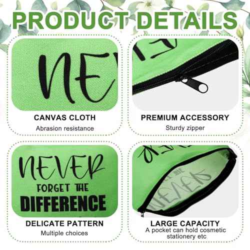 Kacctyen 9 Pcs Vet Tech Appreciation Gifts Employee Appreciation Gift for Women Vet Tech Week Makeup Zipper Pouch Bag Travel Organizer Veterinary Thank You Supplies