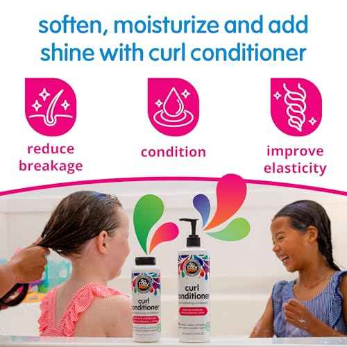 SoCozy Curl Conditioner | For Kids Hair | Softens, Restores Bounce and Shine | No Parabens, Sulfates, Synthetic Colors or Dyes, Sweet-Cr?me, 10.5 Fl Oz