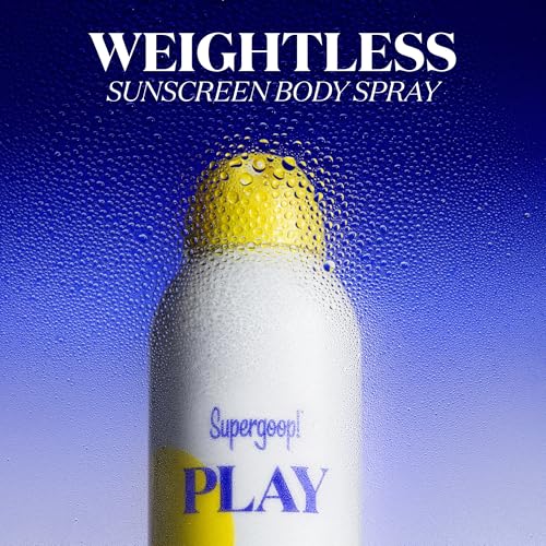 Supergoop! Unseen Sunscreen SPF 50 Invisible Sun Protection for Face (1.7 fl oz) + PLAY Antioxidant Body Mist SPF 50 (6 fl oz) - Broad Spectrum Body & Face Sunscreen Recommended for Sensitive Skin