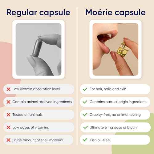 Moerie Ultimate Hair Boost Supplement for Women & Men - Hair, Skin, Nails Vitamins with Biotin & Minerals for Hair Health - Thicker Hair - 60 Capsules