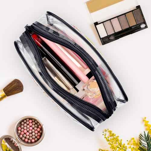Positive Motivational Gifts for Women Girls MAKE TODAY A GOOD DAY Makeup Bag Inspirational Gifts for Daughter Sister Friend Mom Aunt Birthday Christmas Graduation Gifts Cosmetic Bag Clear Toiletry Bag