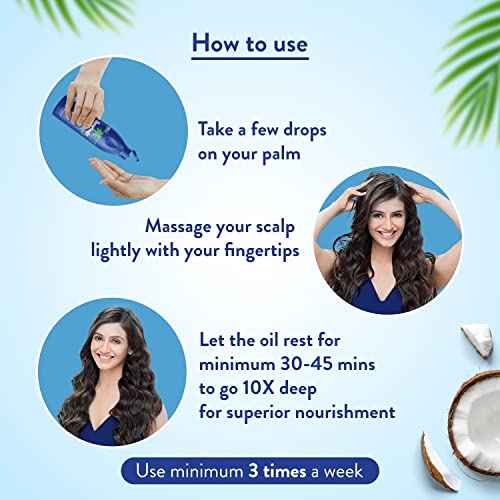 Parachute Advansed Gold Coconut Hair Oil with Vitamin E| Pure Coconut Oil| For Long, Strong & Nourished Hair| Indian Hair Oil | 13.5 Fl.oz.