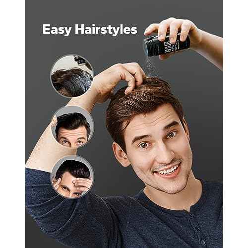 Komoko Hair Styling Powder for Men (0.7 oz) - Instantly Volumizing , Matte Finish Texture, for Strong Hold Natural Look