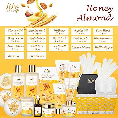 Christmas Gifts for Women & Men - 18-Piece Luxury Bath and Body Gift Basket Set for Women Gifts Spa Gift Set for Mom Gifts | Bath Sets for Mothers Day, Birthday Gifts for Mom, All Occasion Present