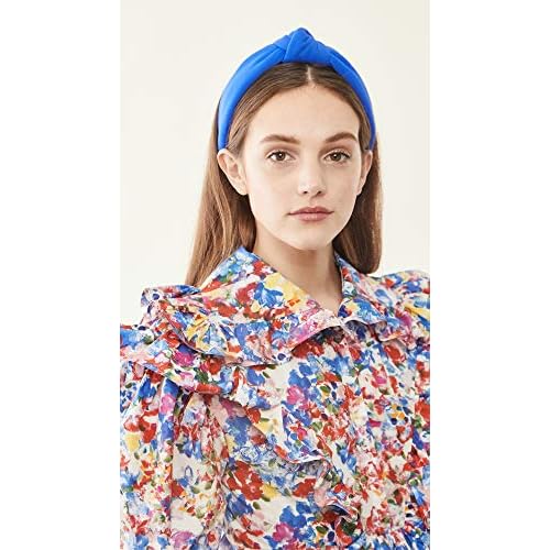 Lele Sadoughi Women's Neoprene Knotted Headband, Royal Blue, One Size