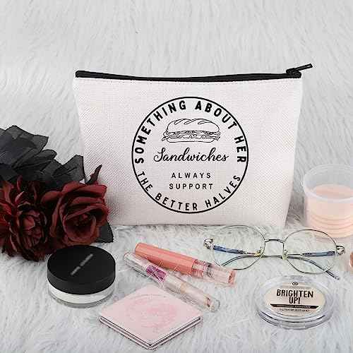 PWHAOO TV Show Inspired Gift Team Makeup Bag Team Cosmetic Bag TV Show Merch