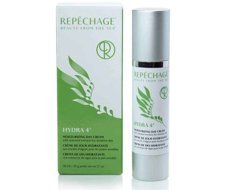 Repechage Hydra 4 Daily Moisturizer Face Cream - 1.7 Fl OZ Age Defying Skin Care Protection Lotion | Retinol, Lactic & Hyaluronic Acid Cream, Vitamin E & C - Dry and Sensitive Skincare