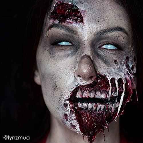 Mehron Makeup Liquid Latex | SFX Makeup | Halloween | Latex Glue for Skin | Prosthetic Glue 1 fl oz (30 ml) (Clear Flesh)