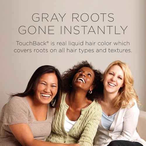 TouchBack Pro Gray Root Touch Up Marker Applicator - Real Hair Color - Dark Brown
