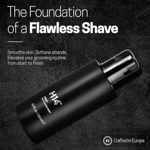 H14 PREP Cut & Shave Tonic for Men ? Pre-Shave & Haircut Spray with Panthenol & Glycerin, 8.5 fl oz / 250 ml ? Soothes Skin & Reduces Razor Burn