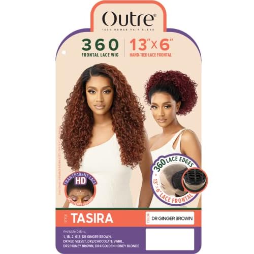 Outre 360 Frontal Lace Wig 13"x6" Hand Tied Lace Frontal TASIRA (DR2-Honey Brown)