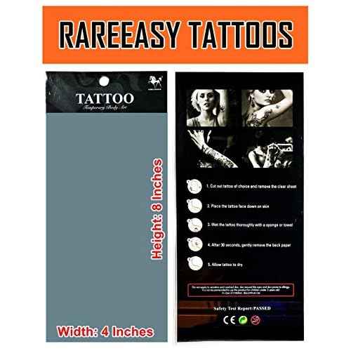 Tattoos 2 Sheets Beautiful Gun Red lipstick Kiss sexy Temporary Tattoos for Adult Men Women Kids Waterproof Temporary Tattoo Fake Tattoos Body Art Sticker for Kid Teens Men Women
