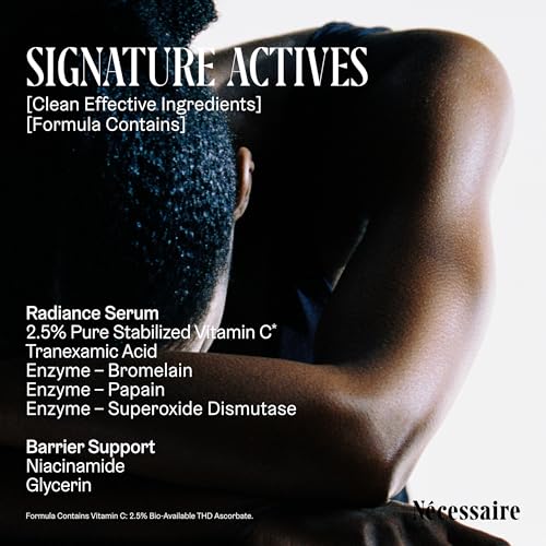 N?cessaire The Body Vitamin C Serum | Pure Vitamin C, Tranexamic Acid and Enzymes Treatment For Women + Men | Brightens + Evens Skin Tone | Dermatologist-Tested. Hypoallergenic (150 ml/5.1 oz)
