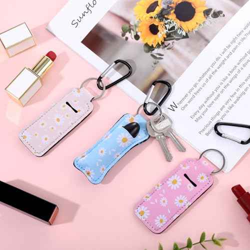 Pengxiaomei Chapsticks Holder Keychain for Lipstick Stocking Stuffers for Women